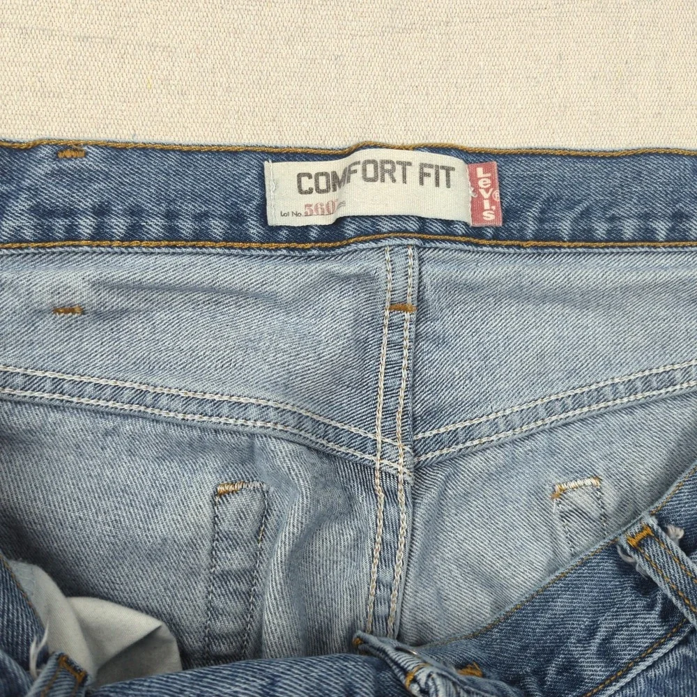 Levis Jeans Mens 40x30 Blue 560 Loose Tapered Relaxed Baggy Dark Wash